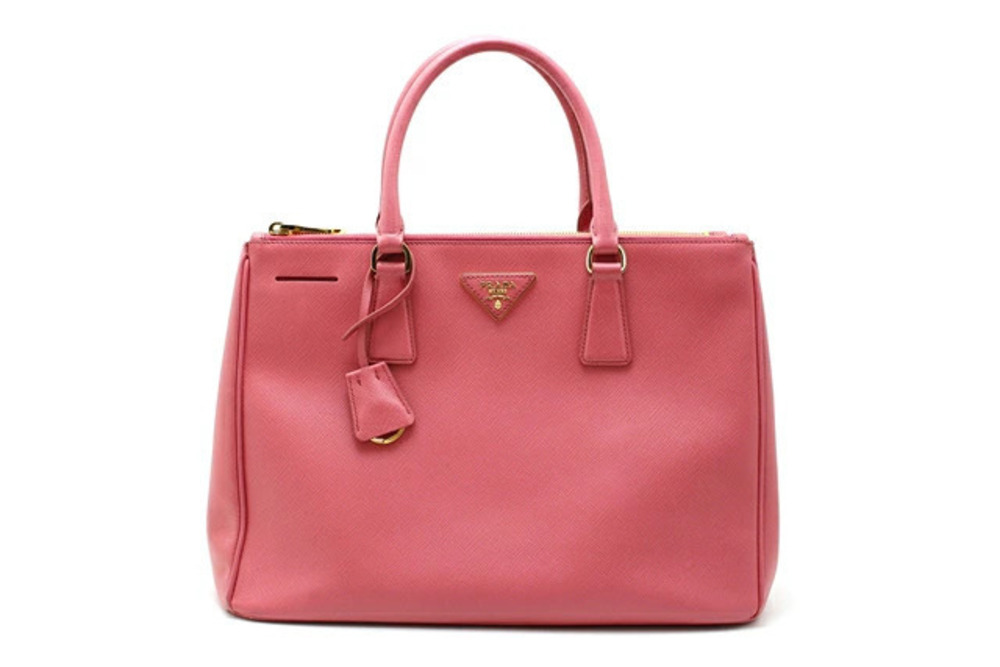 Prada Saffiano 2way Shoulder Bag Pink